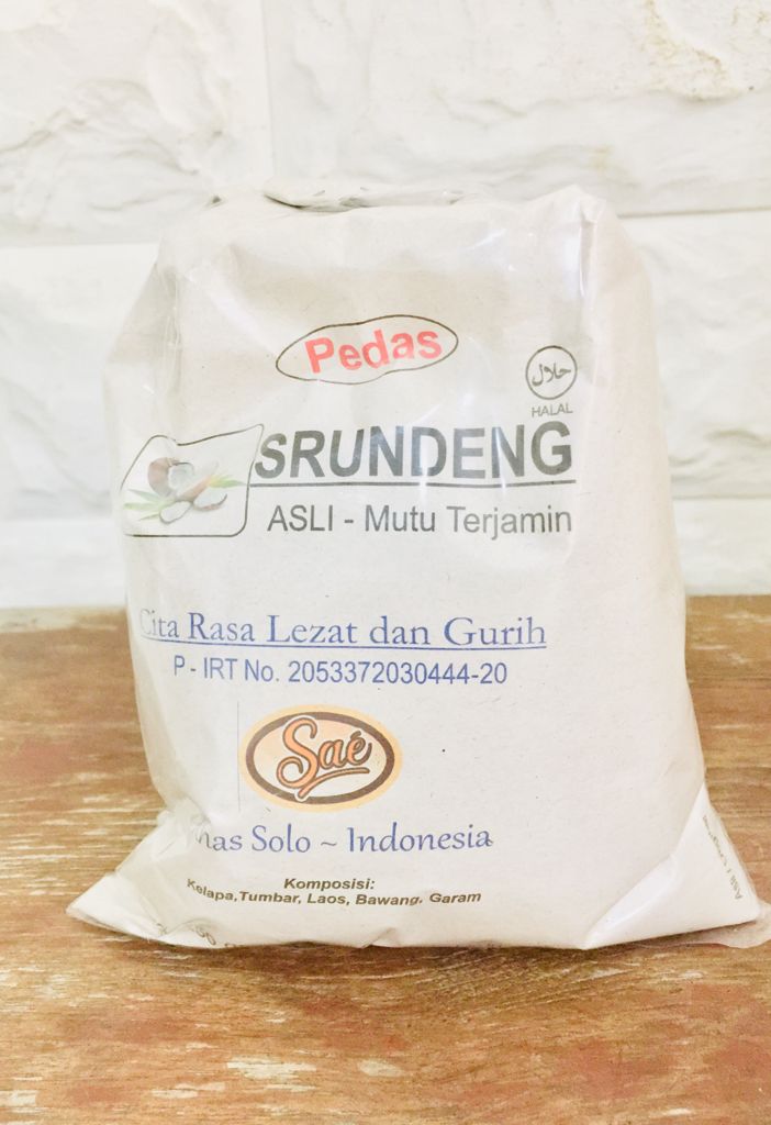 srundeng pedas